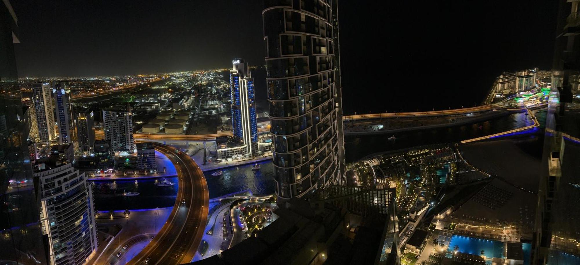 Stunning 5* 4Br-Oceanfront-Apartment ดูไบ ภายนอก รูปภาพ