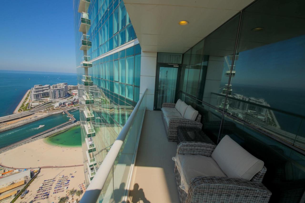 Stunning 5* 4Br-Oceanfront-Apartment ดูไบ ภายนอก รูปภาพ